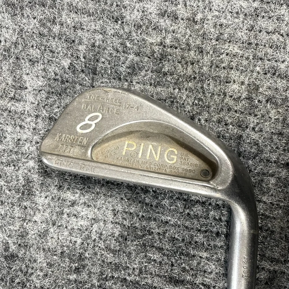 Ping Karsten III 8 Iron Black Dot  Right Handed Stiff Shaft Golf Club Vintage